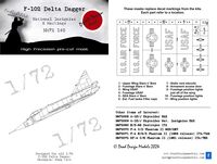 F-102 Delta Dagger National Insignias And Markings (For Hasegawa/Meng Kits) - Image 1