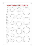 Circle Stencils M (size 14.0cm x 9.8cm) - Image 1