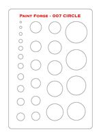 Circle Stencils M (size 14.0cm x 9.8cm) - Image 1