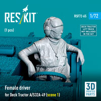 Female Driver For Deck Tractor A/S32A-49 (Scene 1) (1pc) (3D Printed)