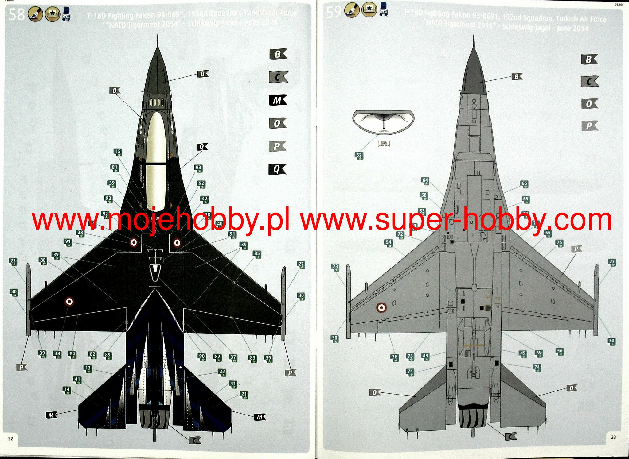 Lockheed Martin F-16D Tigermeet 2014 Revell 03844