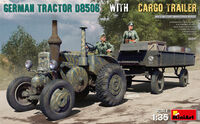 GERMAN TRACTOR D8506 WITH CARGO TRAILER - Image 1