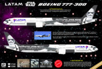 LATAM 777 STAR WARS