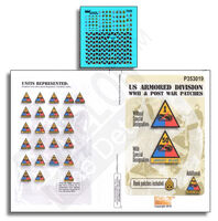 US Armored Division WWII And Post War Patches