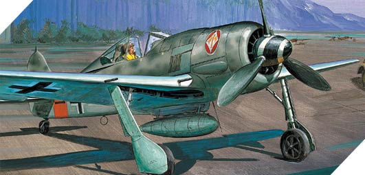 FOCKEWULF Fw190A-8 [Heinz Bar' with KUBELWAGEN] Academy 12498