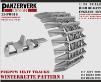 PzKpfw III/IV Tracks Winterkette Pattern 1