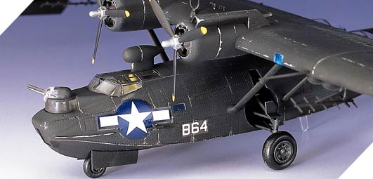  PBY  5A CATALINA  BLACK  CAT  Academy 12487