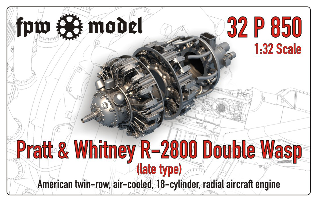 Pratt And Whitney R2800 Double Wasp (Late Type) FPW Model 32P850