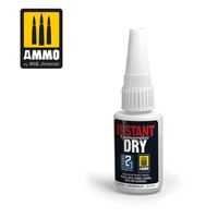 AMMO Black Cyanoacrylate Slow Dry (A.MIG-9034) & Activator (A.MIG