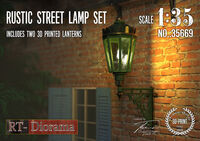 Rustic Street Lamp Set (2 pcs) - Image 1