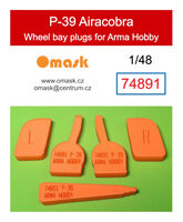 P-39 Airacobra Wheel Bay Plugs (For Arma Hobby)