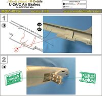 Lockheed U-2 A/C - air brakes (designed to be used with AFV Club kits) - Image 1