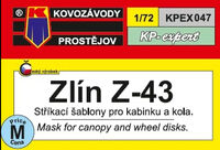 Zln Z-43 (Mask For Canopy And Wheels)