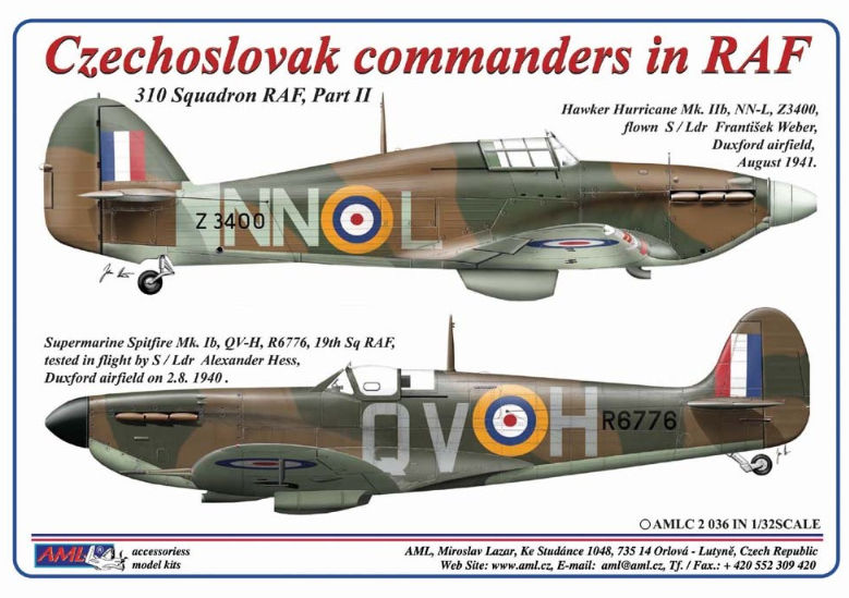 1:32 Czechoslovak Commanders in RAF part II
