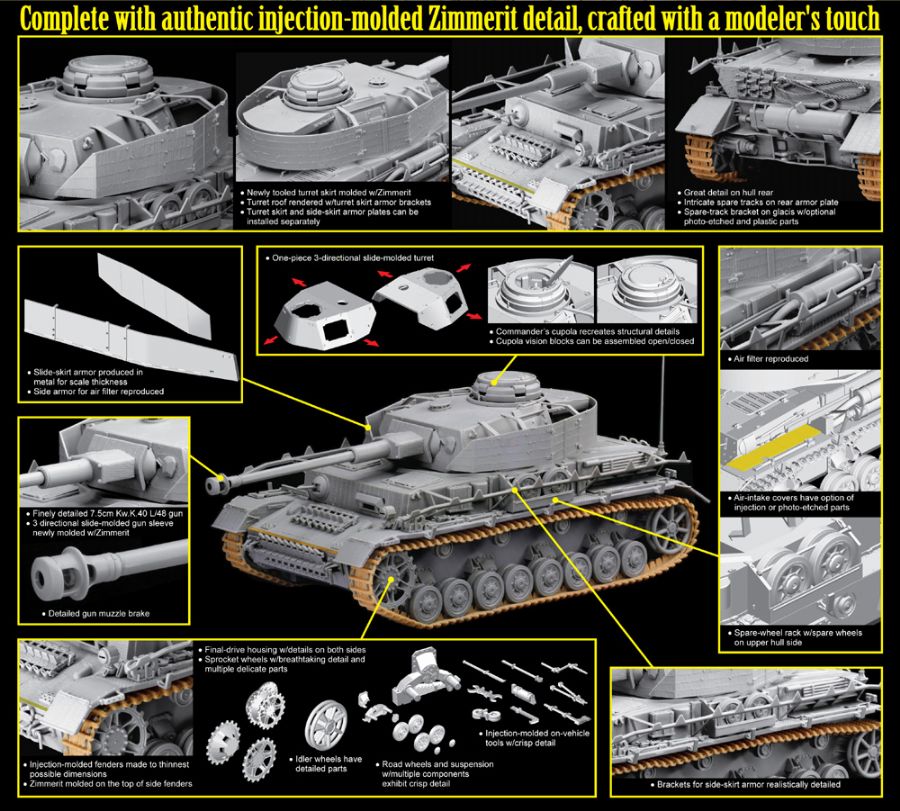 Pz.Kpfw.IV Ausf.H with Zimmerit (Mid-Production, HJ Div. Normandy