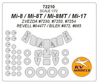 Mi-8 / Mi-8T / Mi-8MT / Mi-17 (ZVEZDA/ REVELL/ BILEK) + wheels masks - Image 1