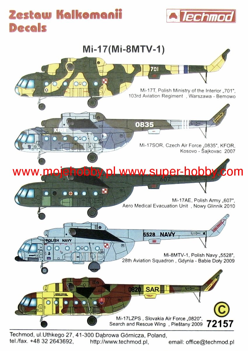 Mi-17 (Mi-8MTV-1) Techmod 72157