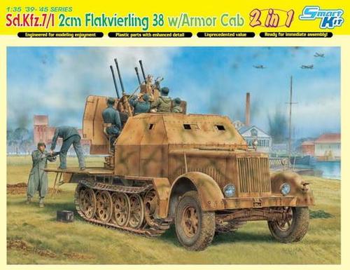 ( ¨̮ )ページ Sd.Kfz.7/1 2cm Flakvierling 38 w/Armor Cab Dragon 6533