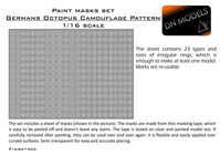 Paint Masks Set Germans Octopus Camouflage Pattern - Image 1