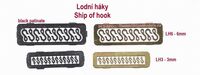 Ship hooks 6mm/th.0,3mm/10pcs