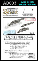 2x Pylons PU 708 And 2x Tribomb Ejectors AT 730 (Decals Included) - Image 1