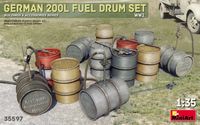 German 200 Liter Fuel Drum Set