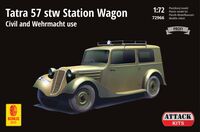Tatra 57 stw Station Wagon - Civil And Wehrmacht Use