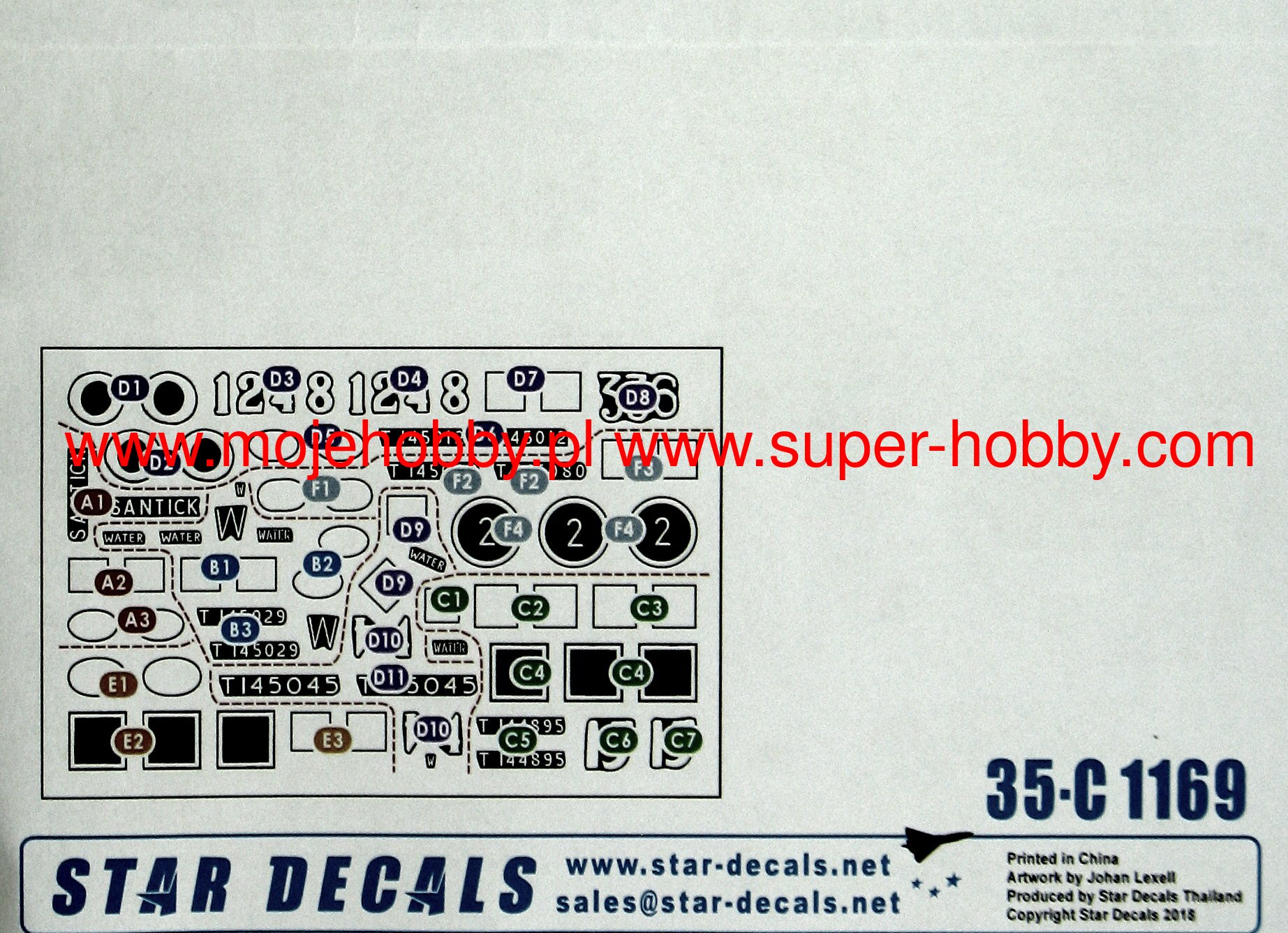 Star Decal 35C1169 1/35 Sherman Mk.II in 1942 British Sherman in North Africa Star Decal 35C1169 1/35 Sherman Mk.II in 1942 British Sherman in North Africa