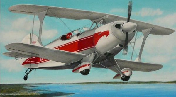 American aerobatic-biplane Pitts Special S.2 (early) AZ-Model 4837