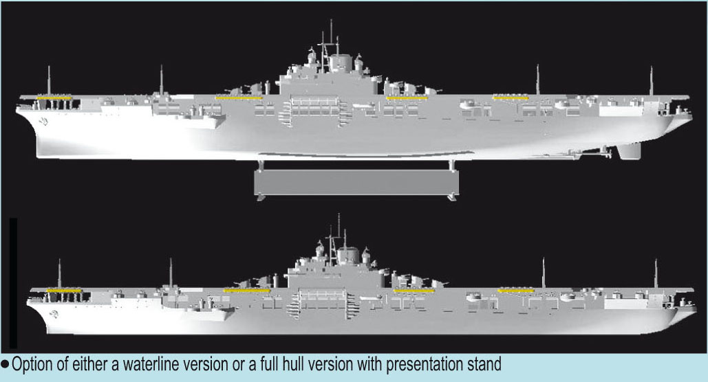 ドラゴン 1/700 アメリカ海軍 航空母艦 U.S.S.ハンコックCV-19