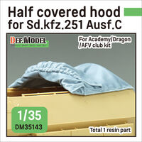 Half Covered Hood For Sd.Kfz.251 Ausf.C (For Academy/Dragon/AFV Club Kit) - Image 1