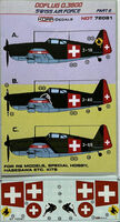 Doflug D.3800 Swiss Air Force Part 2. (For RS Models, Special Hobby, Hasegawa, etc.)