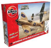 Supermarine Spitfire MkVb and Messerschmitt Bf109E Dogfight Doubles Gift Set 1:48