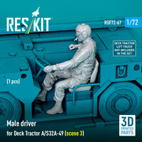 Male Driver For Deck Tractor A/S32A-49 (Scene 3) (1pc) (3D Printed)