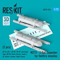 M272 - 2 Rail Launcher for Hellfire missiles (2 pcs) (AH-64, AH-1, UH-60, SH-60, Eurocopter Tiger, OH-58, Shorts Tucano, Texan II, Air Tractor, Caravan, Super Tucano) - Image 1