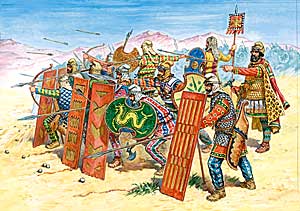 Persian infantry Immortals V-IV BC Zvezda 8006