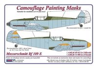 Camouflage painting masks Messerschmitt Bf 109E Late