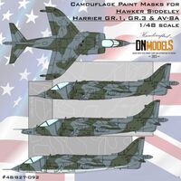 Hawker Siddeley Harrier GR.1/3 And AV-8A Camouflage Paint Mask Set - Image 1