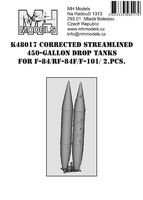 Corrected Streamlined 450-Gallon Drop Tanks For F-84F/RF-84F/F-101 (2pcs) - Image 1