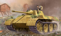 German IIWW reconnaisance tank VK 1602 Leopard - Image 1