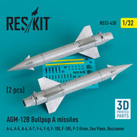 AGM-12B Bullpup A Missiles (2 pcs) (A-4, A-5, A-6, A-7, F-4, F-8, F-100, F-105, P-3 Orion, Sea Vixen, Buccaneer)