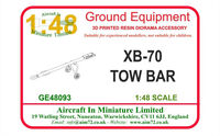 North American XB-70 Valkyrie - Tow Bar(3D-Printed / forHPH Models Kits)