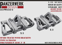 Spare Tracks With Brackets Type 3A Tracks For Panzer IV Ausf. F-H - Image 1