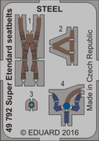 Super Etendard seatbelts STEEL KITTY HAWK KH80138