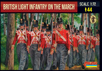 British Light Infantry On the March (44 Figures)