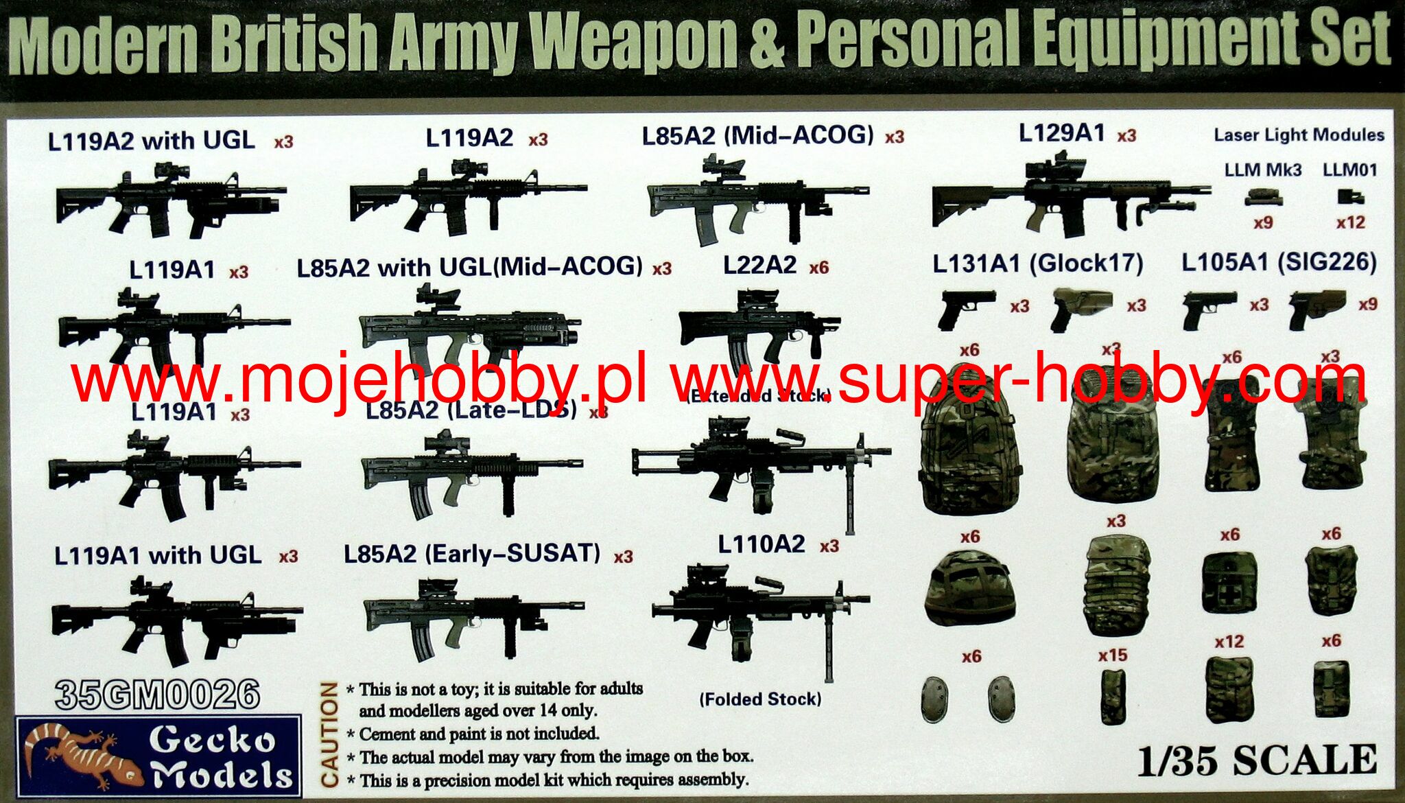 Persona weapons. Advanced personal Armament System.