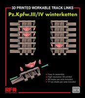 3D Printed Workable Track Links Pz.Kpfw.III/IV winterketten - Image 1