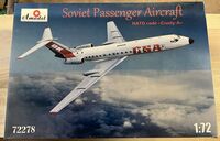 Tupolev Tu-134A CSA (Crusty-A)-BRAK KALKOMANII/NO DECALS