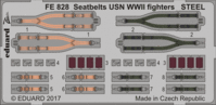 Seatbelts USN WWII fighters STEEL REVELL - Image 1