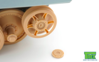 Disassembled Panther Idler 665mm Ribbed Back Type - Image 1